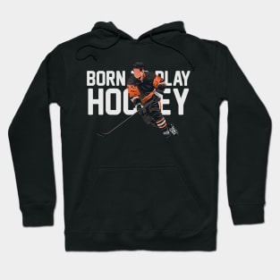 Born To Play Hockey Novelty Tshirt Hoodie